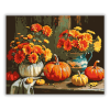 Számfestő.hu Őszi tökök és színpompás virágcsokor - számfestő készlet