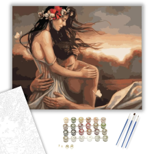 Számfestő.hu Őszinte szerelem - számfestő készlet – 40×50 cm (Keretre feszítve) kreatív és készségfejlesztő