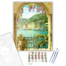 Számfestő.hu Panoráma - számfestő készlet – 40×50 cm (Keretre feszítve) kreatív és készségfejlesztő