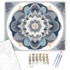 Számfestő.hu Pasztell Kör Mandala - számfestő készlet – 60×70 cm (Keret nélkül) kreatív és készségfejlesztő