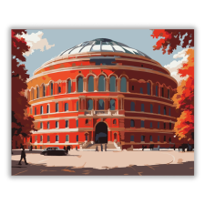 Számfestő.hu Royal Albert Hall Őszi Fényben - számfestő készlet kreatív és készségfejlesztő