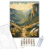Számfestő.hu Serra do Cipó Hegység Napfelkeltében - számfestő készlet – 40×50 cm (Keretre feszítve)