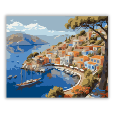 Számfestő.hu Symi Neoklasszikus Kikötőháza - számfestő készlet kreatív és készségfejlesztő