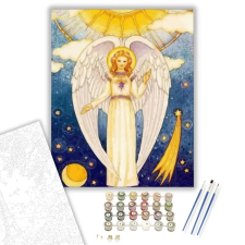 Számfestő.hu Szárnyas angyal - számfestő készlet – 80×100 cm (Keretre feszítve) kreatív és készségfejlesztő