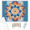 Számfestő.hu Színátmenetes Mandala Petal Formákkal - számfestő készlet – 40×50 cm (Keretre feszítve)