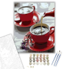 Számfestő.hu Tea délután - számfestő készlet – 60×70 cm (Keretre feszítve)