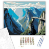 Számfestő.hu Tianmen-hegy Légies Ösvénye - számfestő készlet – 40×50 cm (Keretre feszítve)