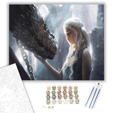 Számfestő.hu Trónok - számfestő készlet – 50×60 cm (Keretre feszítve) kreatív és készségfejlesztő