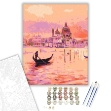 Számfestő.hu Velencei Táj - számfestő készlet – 40×50 cm (Keretre feszítve) kreatív és készségfejlesztő