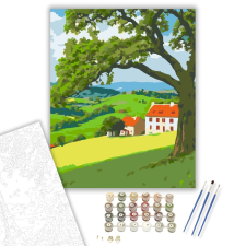 Számfestő.hu Vidék Nyugalma - számfestő készlet – 40×50 cm (Keretre feszítve) kreatív és készségfejlesztő