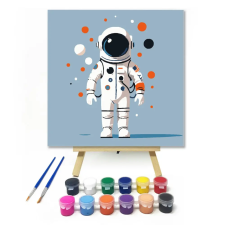 Számfestő.hu Világűrben - gyerek számfestő készlet – 30×30 cm (Keret nélkül) kreatív és készségfejlesztő