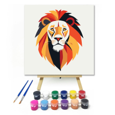 Számfestő.hu Vöröses büszkeség - gyerek számfestő készlet – 20×20 cm (Keretre feszítve) kreatív és készségfejlesztő