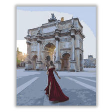 Számfestő Magányosan - számfestő készlet kreatív és készségfejlesztő