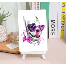 Számfestő Napszemcsis bulldog - gyémántszemes tábla kirakó kreatív és készségfejlesztő