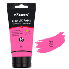 Számfestő Rózsaszín Akrilfesték - Motarro, (30ml) kreatív és készségfejlesztő