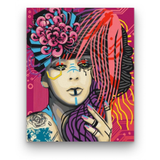 Számfestő Színes Absztrakt Nő - számfestő készlet kreatív és készségfejlesztő