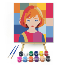 Számfestő Színes kocka portré - gyerek számfestő készlet kreatív és készségfejlesztő