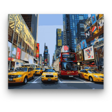 Számfestő TAxik New Yorkban - számfestő készlet kreatív és készségfejlesztő