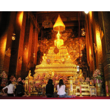 Számfestő Thaiföld Bangkok - vászonkép grafika, keretezett kép