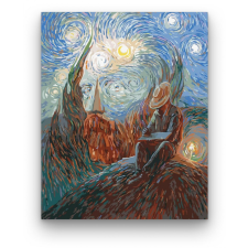 Számfestő Van Gogh és a rét - számfestő készlet kreatív és készségfejlesztő