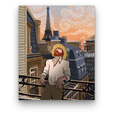Számfestő Van Gogh Párizsban - számfestő készlet kreatív és készségfejlesztő