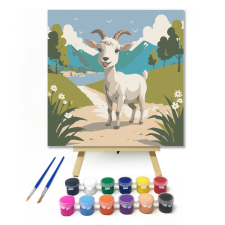 Számfestő Vidám kecske túrán - gyerek számfestő készlet kreatív és készségfejlesztő