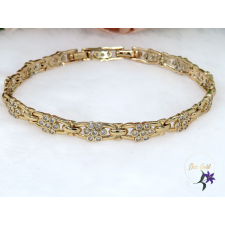  Szamira antiallergén XP virágos karkötő -18k karkötő