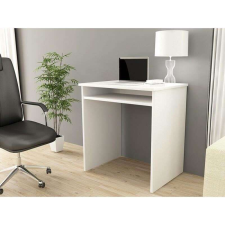Számítógép asztal, laminált lap, billentyűzet polc, fehér, 68x51x74 cm, Star íróasztal