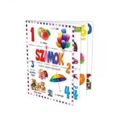  Számok- vidám képes lapozgató egyéb bébijáték