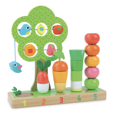 Számolj és fedezd fel játék - Vilac kert puzzle, kirakós