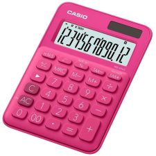 Számológép asztali 12 digit nagy kijelző Casio MS 20 UC magenta számológép