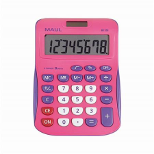 Számológép, asztali, 8 számjegy, MAUL "MJ 550", pink-lila számológép