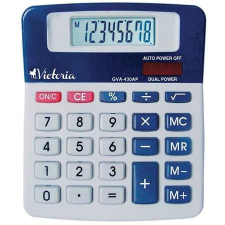  Számológép, asztali, 8 számjegy, VICTORIA OFFICE, &quot;GVA-430AP&quot; számológép