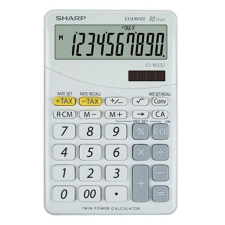 Számológép asztali SHARP EL-M332 10 digit fehér számológép