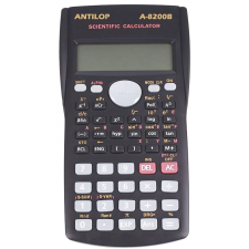  Számológép tudományos 240 funkciós fekete Antilop A-8200B számológép