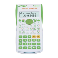  Számológép tudományos 240 funkciós zöld Antilop A-8200C számológép