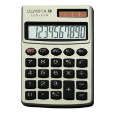 Számológép zseb OLYMPIA LCD-1110 10 digit ezüst számológép