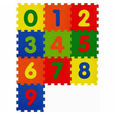  Számos habszivacs szőnyeg puzzle 10 db-os, 32x32 cm játszószőnyeg