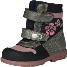 Szamos supinált, vízálló (SzamTex) bélelt téli csizma, virágos (31-35 méretben) 1882-67749 (34)