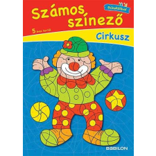  Számos színező - Cirkusz kreatív és készségfejlesztő