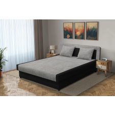  Szandra franciaágy fekete és világos szürke zsákszövet lenyűgöző 4 méretben ágy és ágykellék