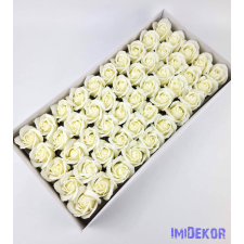 Szappanrózsa fej 50 db/doboz 5,5x6,5 cm - Krém dekorációs kellék