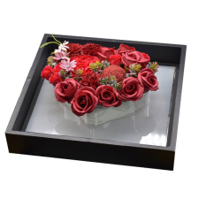  Szappanvirág szív fa keretben szappan