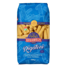 Száraztészta rigatoni GYERMELYI 2 tojásos durum 500g tészta