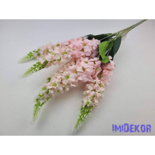  Szarkaláb 5 ágú selyem csokor 57cm - Rózsaszín dekorációs kellék