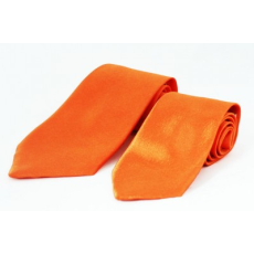  Szatén apa-fia nyakkendő szett - Narancssárga