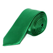  Szatén slim nyakkendő - Zöld nyakkendő