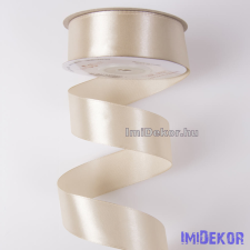  Szatén szalag 25 mm x 22.86 m - Bézs szalag, masni