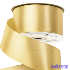  Szatén szalag 50 mm x 22.86 m - Arany dekorációs kellék