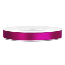 . Szatén szalag, 6 mm, sötét pink (PTS6080) papírárú, csomagoló és tárolóeszköz